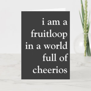 fruitloop card