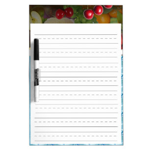 Fruits ABC Lettering Tracing  Dry Erase Board