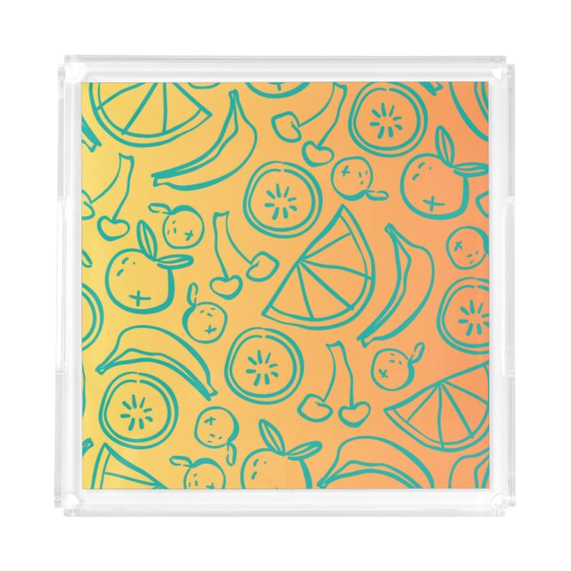 Fruits Acrylic Tray (Front)