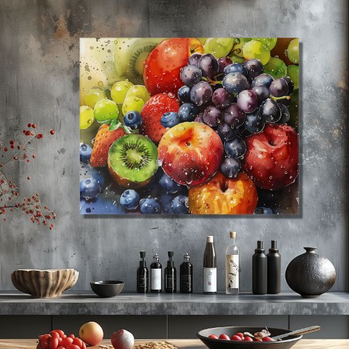 Fruits Acrylic Wall Art for Kitchen