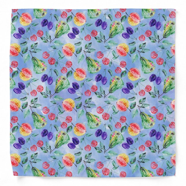 Fruits and berries. bandana (Front)