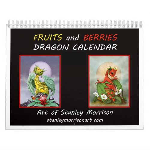 Fruits and Berries dragon calendar