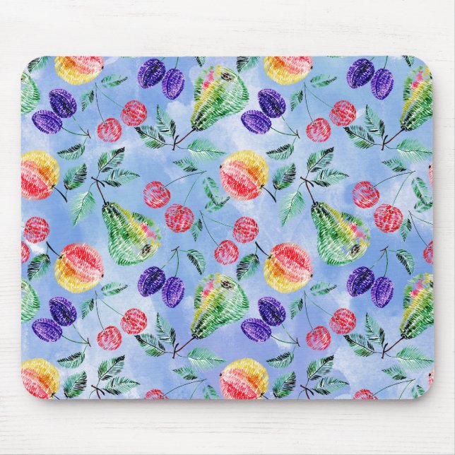 Fruits and berries. mouse pad (Front)