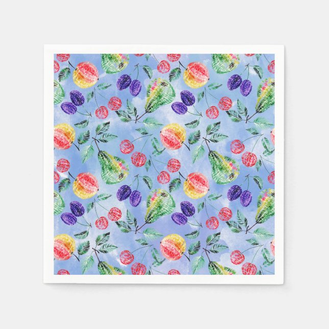 Fruits and berries. napkins (Front)
