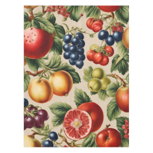 Fruits and Flowers from Luxury Italian Garden Tablecloth