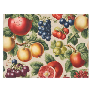 Fruits and Flowers from Luxury Italian Garden Tablecloth