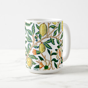 Fruits and Leaves Vintage William Morris Tropical Coffee Mug