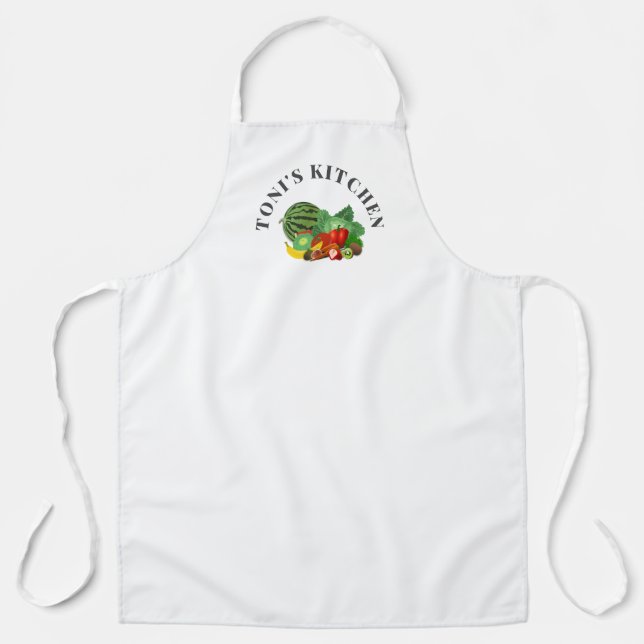 Fruits and Vegetables Customized Apron (Front)