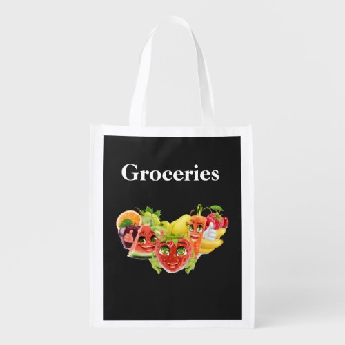 Fruits And Vegetables Grocery Grocery Bag