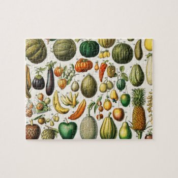 Fruits And Vegetables Jigsaw Puzzle by colorfulworld at Zazzle