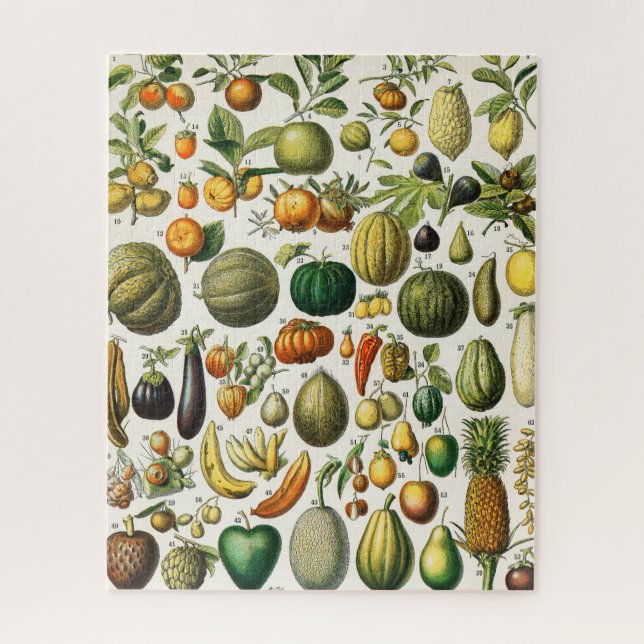 Fruits and Vegetables Jigsaw Puzzle (Vertical)