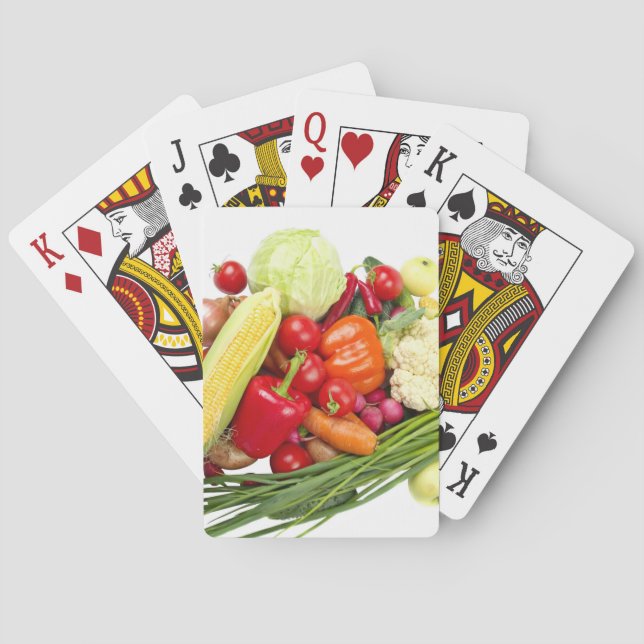 Fruits And Vegetables Poker Cards (Back)