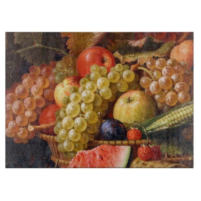 Fruits and Vegetables Still Life Cutting Board (Front)
