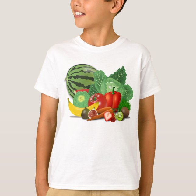 Fruits and vegetables T-Shirt (Front)