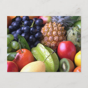 Fruits and Veggies postcard