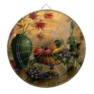 Fruits and Wine with Autumn Hues Dart Board
