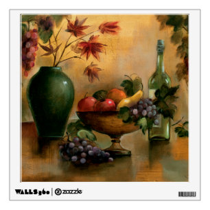 Fruits and Wine with Autumn Hues Wall Sticker