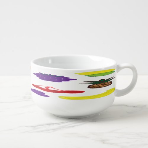 Fruits Art Soup Mug