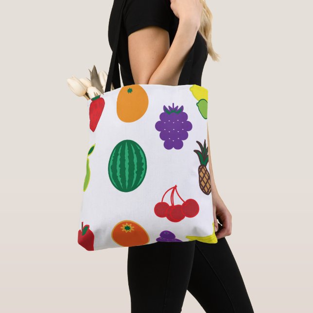 Fruits Art Tote Bag (Close Up)