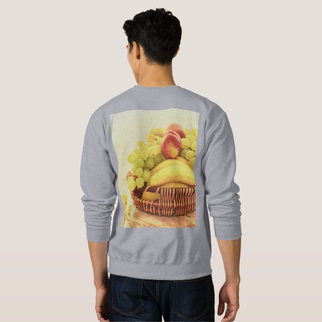 "Fruits Basket" Cute Photo. Buy Now Sweatshirt (Back Full)