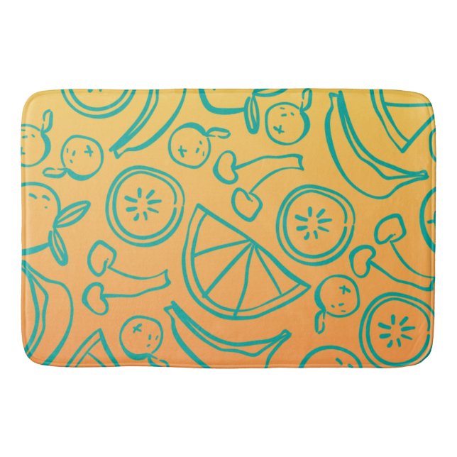 Fruits Bath Mat (Front)