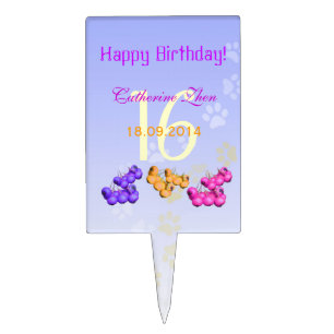 fruits birthday cake pick