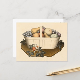 Fruits by Grant Wood Holiday Postcard