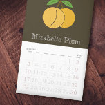 Fruits Calendar<br><div class="desc">A 12 months Calendar with a different Fruit for each and pastel background. A nice gift for vegan,  a cooking chef or a gardener!
The calendar includes lemon,  banana,  fig,  apple,  strawberry,  cherry,  blueberries,  mirabelle plum,  hazelnuts,  walnuts,  chestnuts,  orange and an apple core!</div>