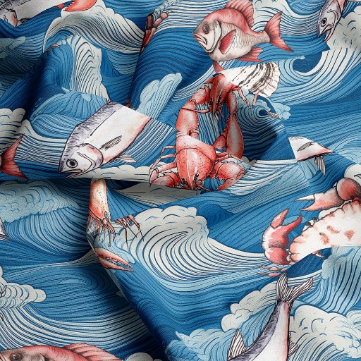 Fruits de Mer Fabric