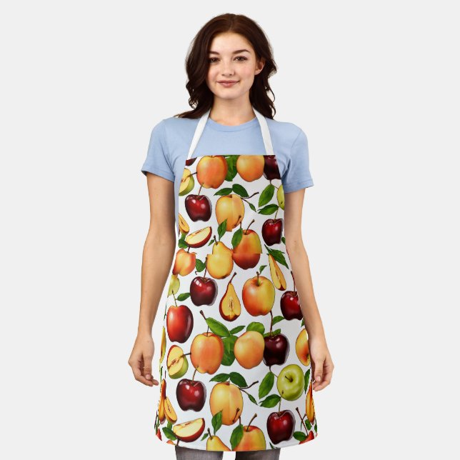 Fruits design  apron (Worn)