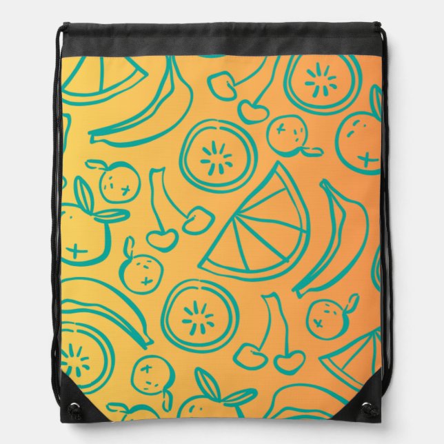 Fruits Drawstring Bag (Front)
