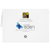 Fruits from the Hedgerow fine art everyday card (Back Horizontal)