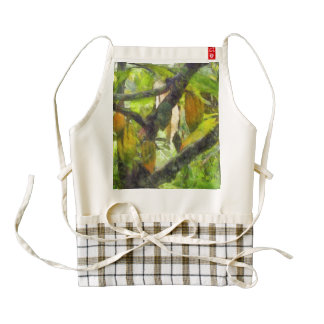 Fruits hanging down from a branch zazzle HEART apron