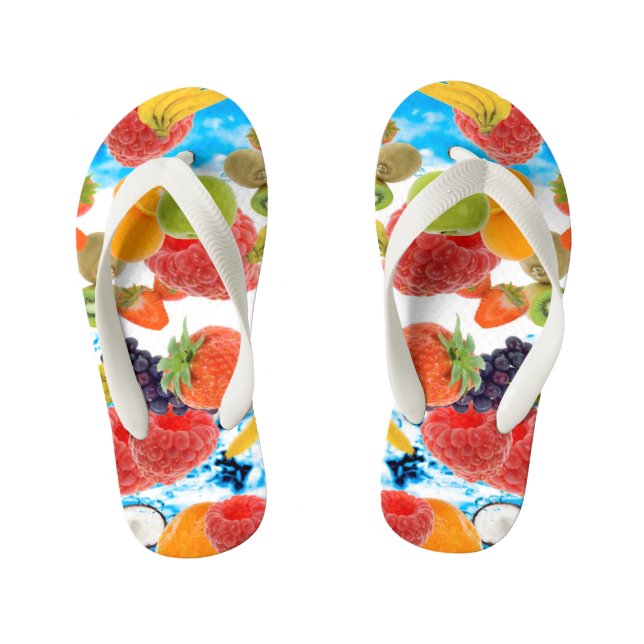 Fruits Kid's Flip Flops (Footbed)