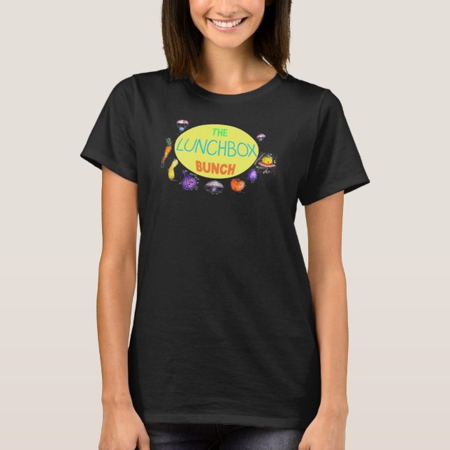 Fruits n Veggies on Back T-Shirt (Front)