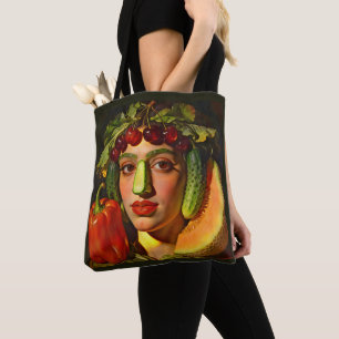 Fruits of Expression – A Surreal Portrait Tote Bag