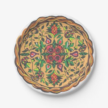 Fruits Of Israel Plates by judynd at Zazzle