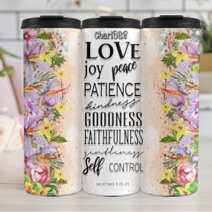 Fruits Of Spirit Galatians Virtues Thermal Tumbler