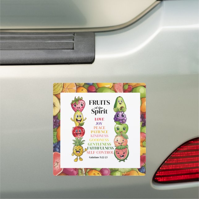 Fruits of The Spirit Car Magnet (In Situ)