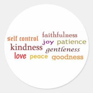 Fruits of the Spirit Classic Round Sticker