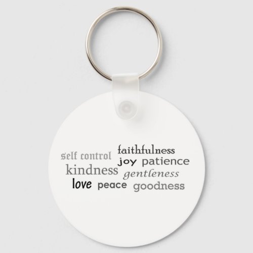 Fruits of the Spirit Galatians 522_23 Keychain