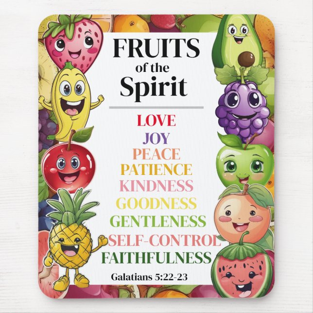 Fruits of The Spirit Mouse Pad (Front)