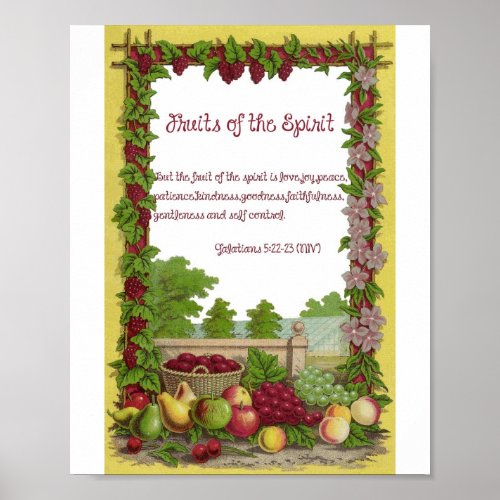 Fruits of the Spirit Poster