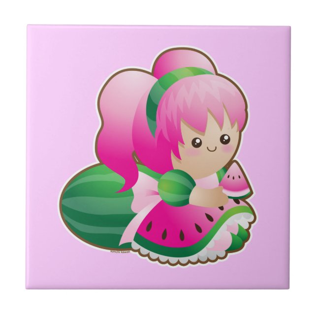 Fruits of the Spirit: Self Control Ceramic Tile (Front)