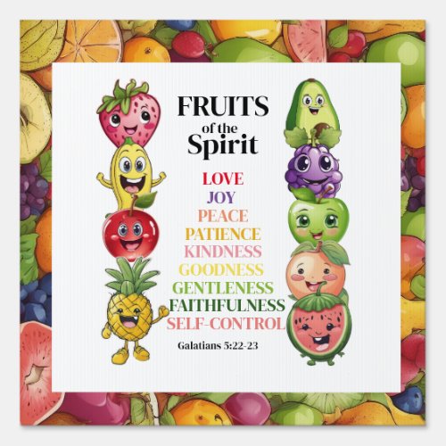 Fruits of The Spirit Sign