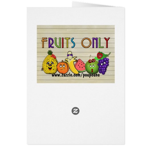 fruits only papershop gifts (Back)