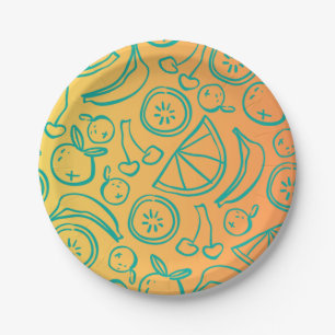 Fruits Paper Plates
