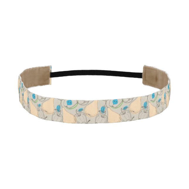 Fruits pattern athletic headband (Front)