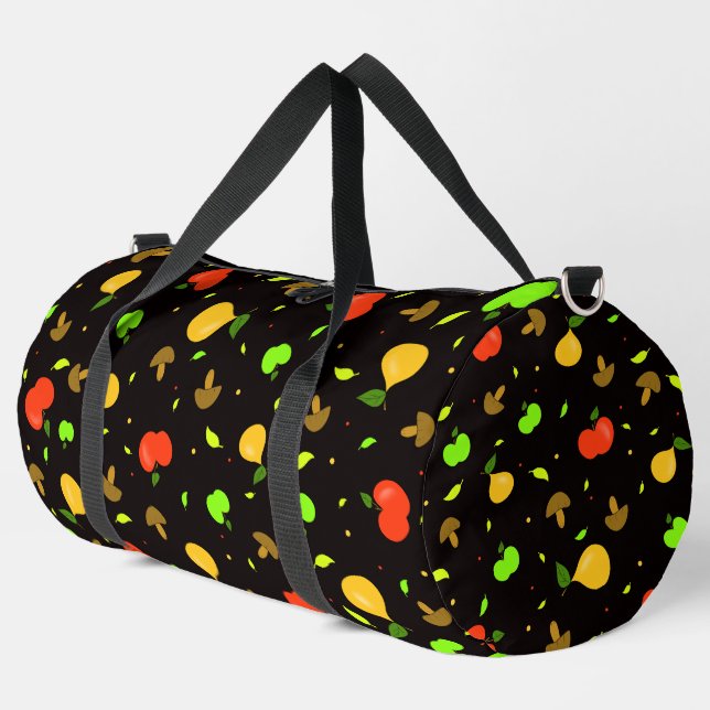 Fruits pattern duffle bag (Left Corner)