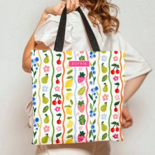 Fruits Pattern Food Summer Elegant Stylish Tote Bag